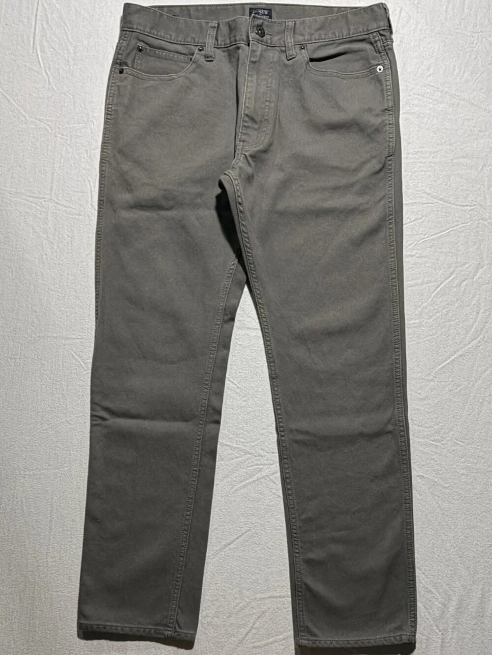 J.Crew Sutton Jeans Men’s 31×30 Gray Cotton Slim Straight